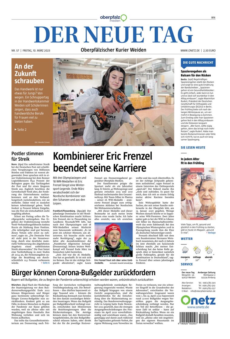 Fabelhafte E Paper Der Neue Tag Ebenbildnull