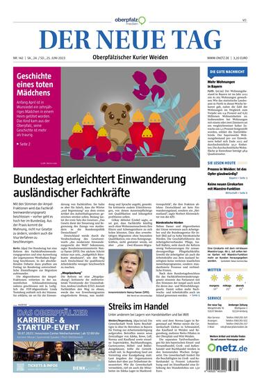 Fabelhafte E Paper Der Neue Tag Ebenbildnull